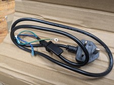 Microwave Oven Mains Plug Power Lead Cable Cord Wire Black Sharp kenwood midea