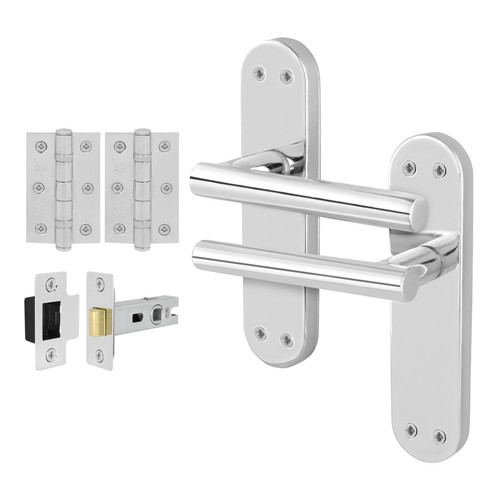 Chrome internal door - chrome, handles