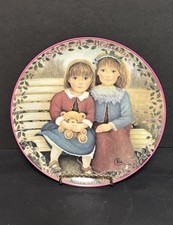 Bradford Exchange SISTERS ARE BLOSSOMS 1st Kindred Moment Collectors Plate 1995