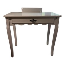 White Antique Shabby Chic 1 Drawer Console Table Dressing Table Vanity Unit