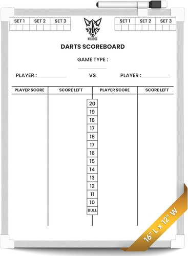 Darts scoreboard whiteboard - darts,