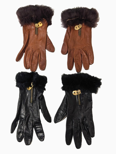 Vintage harrods leather gloves - leather,