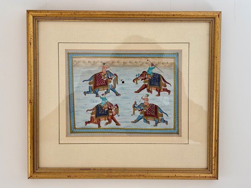 Indian elephants hand painted