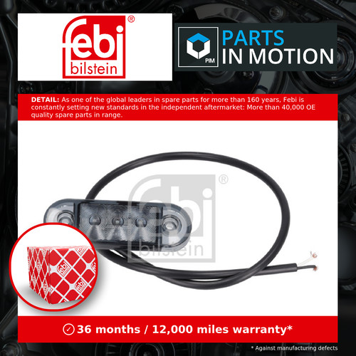 End outline marker light - end,