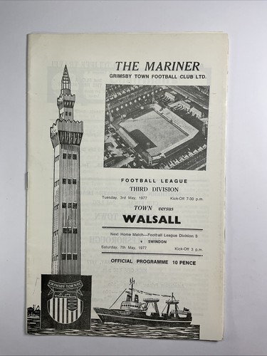 Grimsby town walsall 3rd - town, v