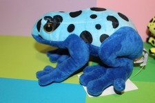 Blue poison dart frog plush