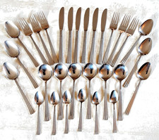 30 Piece Mid Century Stainless