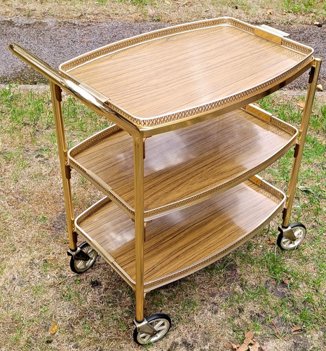 Vintage tier hostess trolley - vintage,