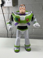 Disney Pixar Buzz Lightyear Talking Action Figure Toy Story -No Wings Or Helmet