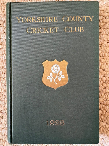 1925 yorkshire county cricket - yorkshire,