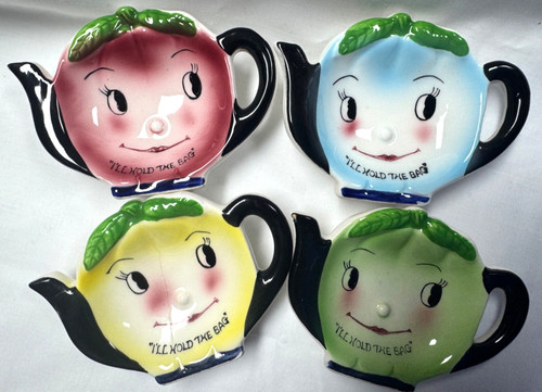Ceramic tea bag holders - bag,