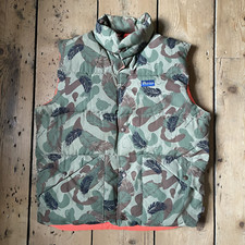 Vintage DPM x Penfield Camouflage Down Outback Gilet Vest L