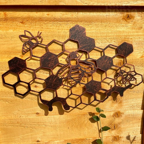 Queen bee wall art copper - art,