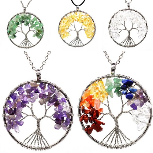 Chakra tree life pendant - life,