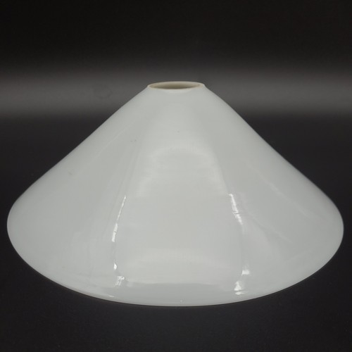 Vintage conical white - white, glass