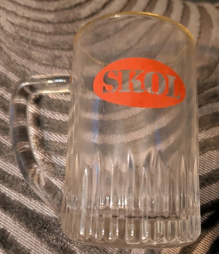 Vintage skol half pint - half, glass