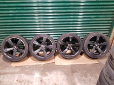 2011 Audi A5 8T A4 B8 Set of 4 19" inch Alloy Wheels With Tyres Black 245 40 R19