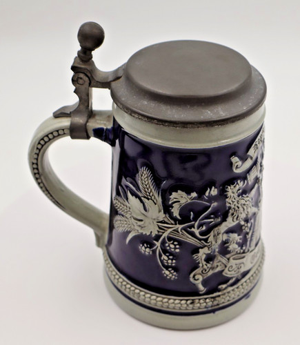 Gerz german beer stein cobalt - gerz,