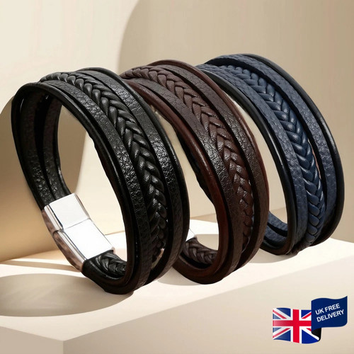 Stylish men leather - stylish, bracelet