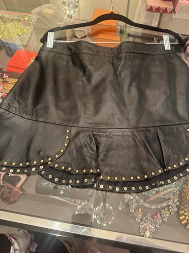 Vegan leather studded mini - studded,