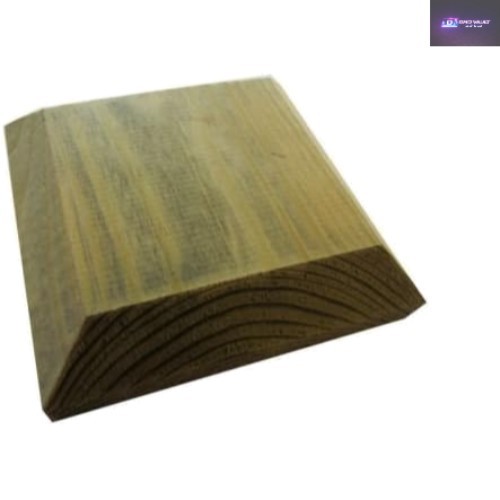 100mm square green treated - square,