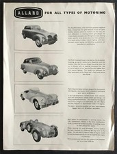 ALLARD CAR RANGE Sales