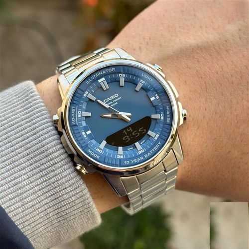 Casio men silver - men's,