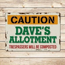 Funny Personalised Allotment