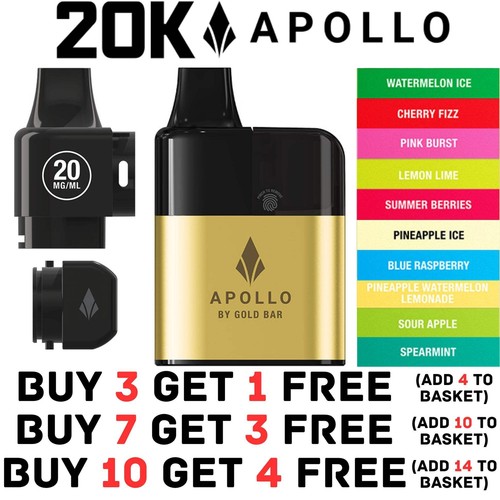 Gold bar apollo vape kit - bar,