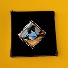 SILVER BROOCH  BUTTERFLY WING