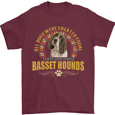 A Basset Hound Dog Mens T-Shirt 100% Cotton