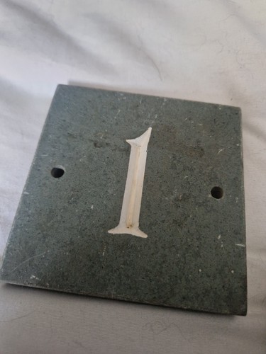 Number deep engraved welsh - engraved,