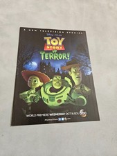 TPEEP443 MAGAZINE ADVERT 11X8" DISNEY PIXAR TOY STORY OF TERROR - ABC CHANNEL 
