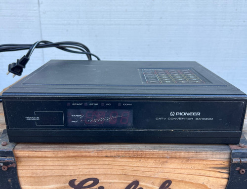 Pioneer 6300 vintage catv - ba-6300,