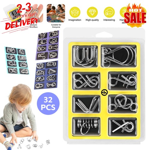 Metal brain teaser - puzzles, toy