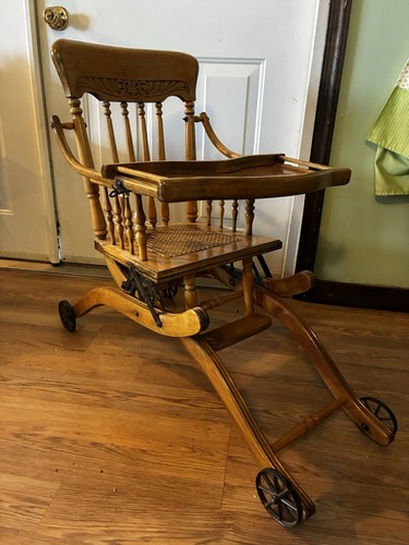 Antique vintage child oak - antique, &
