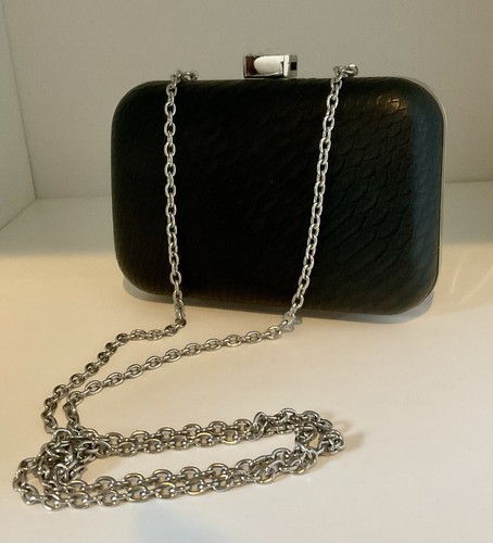 Hand bag with silver - with, metal