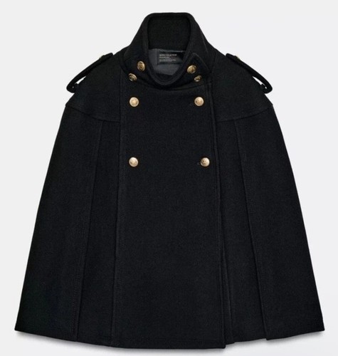 Zara wool blend - cape, manteco