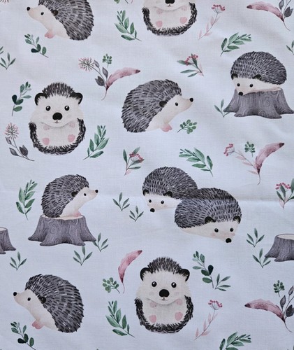 Hedgehog fabric large - fabric,
