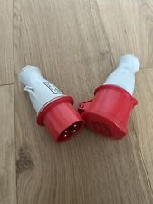 Lewden Commando Plug 16 Amp 3P+E 400 415 V Volt Red Socket Coupler