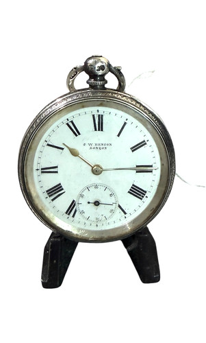 Silver cased open faced 1882 - silver,