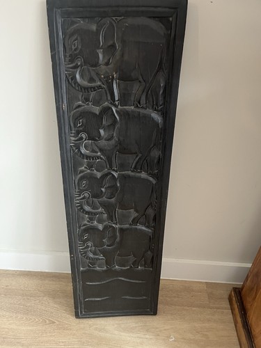 Large hand carved wooden - large,