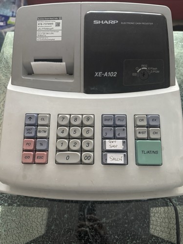 Sharp a102 cash register - cash,