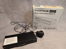 Tvonics MDR-251 Digital TV Receiver Freeview Box Unit Only Black USB Scart Out