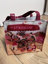 L’OCCITANE Small Oilcloth Tote Bag Market Stall Illustration