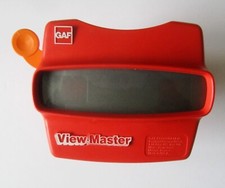 Model L Red GAF View-Master 3-D Viewer and Demo Reel New No Wrap