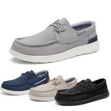 Men’s Slip-on Moc Toe Canvas
