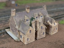 N Gauge Card Kit Shops Pre-built