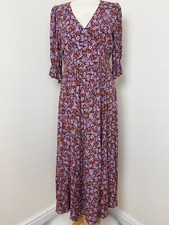 Jigsaw Midi Dress UK10 Pink