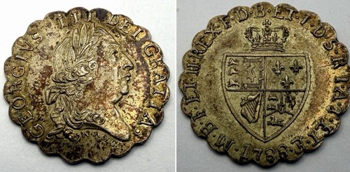 1788 spade half guinea gaming - guinea,